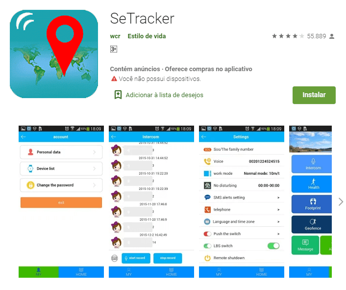 setracker device offline