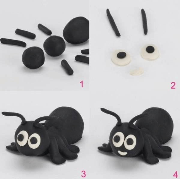 детские поделки из пластилина