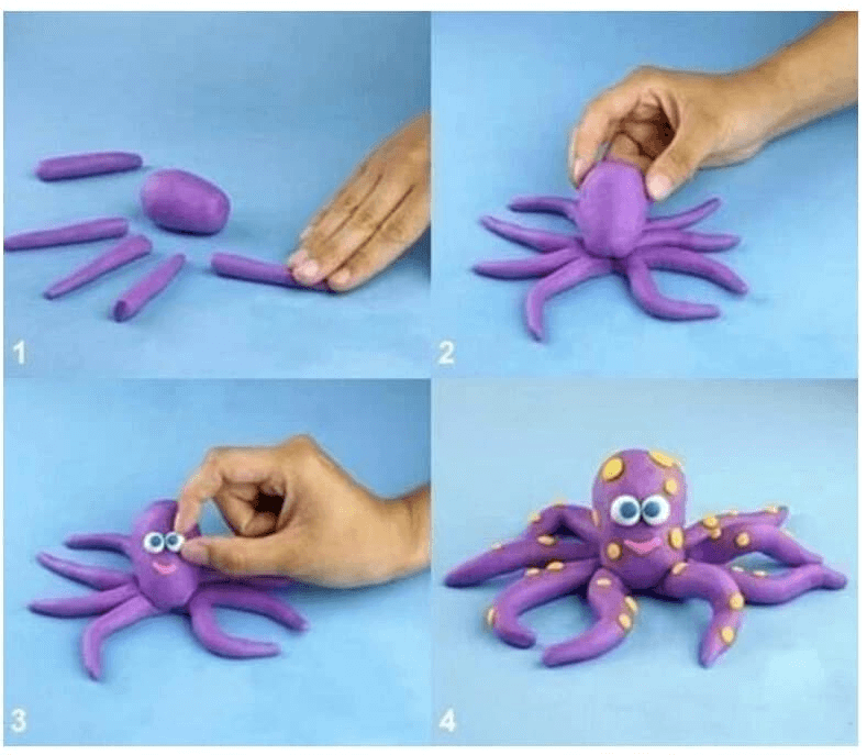 поделки из пластилина 1 класс